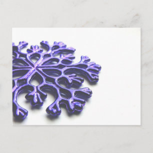 Schneeflocke Postkarte