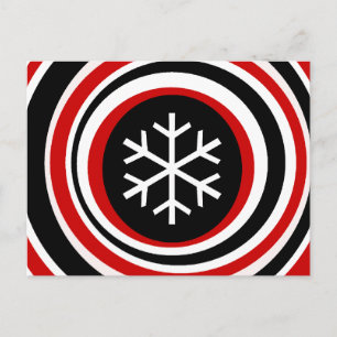 Schneeflocke Postkarte