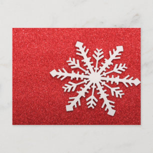 Schneeflocke Postkarte