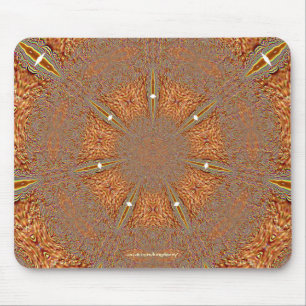Schneeflocke-Rotglühen Mousepad