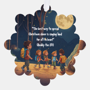 Schneeflocke Ruhe: Matte Paper Ornament Style