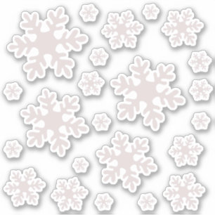 Schneeflocke Schnee Winter Weihnachten Sticker Pac