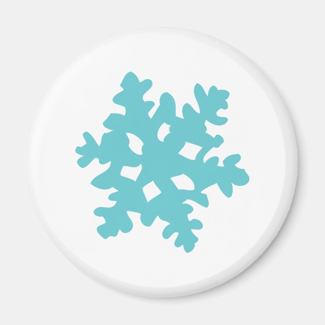 Schneeflocke - Schneeflocke Magnet (Vorne)