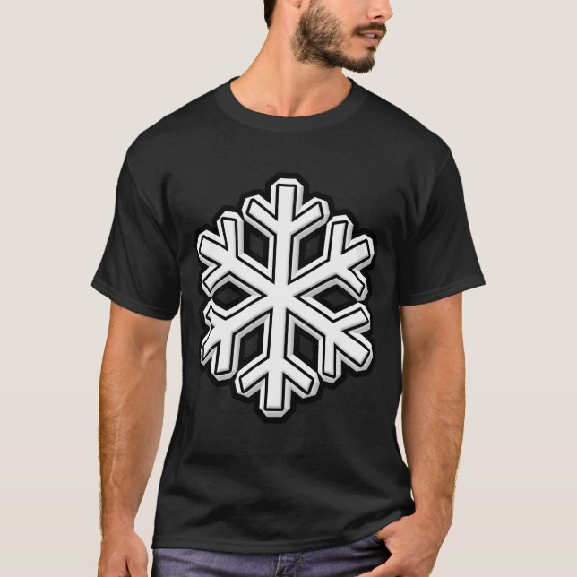 Schneeflocke T-Shirt (Vorderseite)