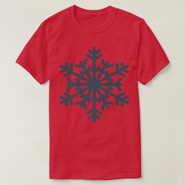 Schneeflocke T-Shirt (Design vorne)