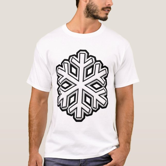 Schneeflocke T-Shirt (Vorderseite)