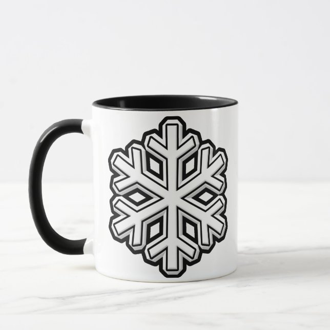 Schneeflocke Tasse (Links)