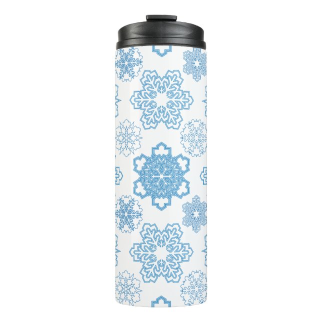 Schneeflocke Thermosbecher (Vorderseite)
