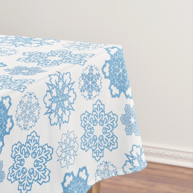 Schneeflocke Tischdecke (Beispiel)