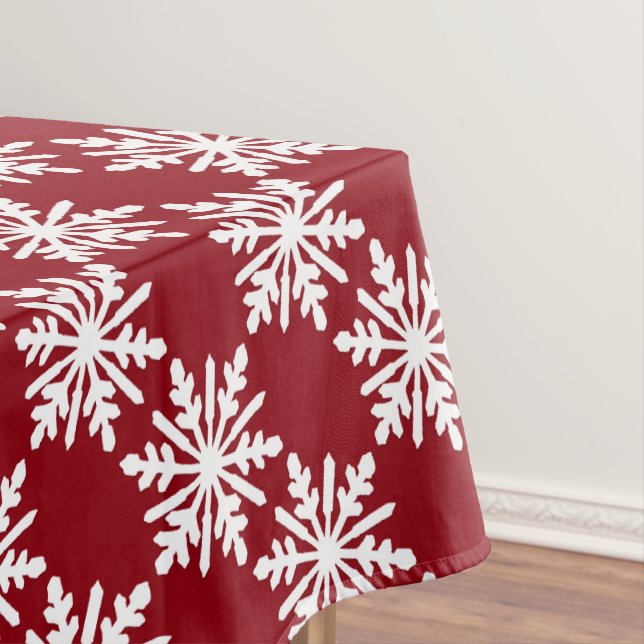 Schneeflocke Tischdecke (Beispiel)