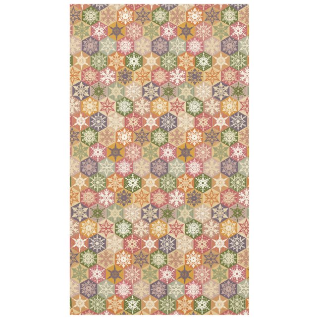 Schneeflocke Tischdecke (Vorderseite)