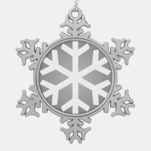 Schneeflocke-Verzierung Schneeflocken Zinn-Ornament
