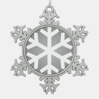 Schneeflocke-Verzierung Schneeflocken Zinn-Ornament