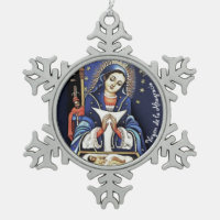 Schneeflocke-Verzierung Virgen de la Altagracia
