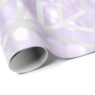 Schneeflocke-Weihnachtsfeiertags-grauer lila Geschenkpapier