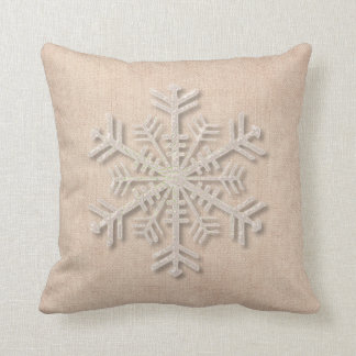 Schneeflocke-WeihnachtsWurfs-Kissen Kissen