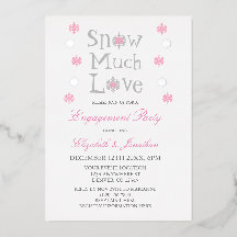 Schneeflocke Winterbindungsparty mit viel Liebe