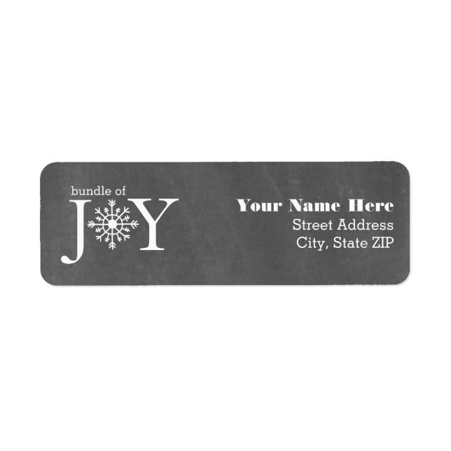 Schneeflocke Winterdusche aus Joy Chalk (Vorne)