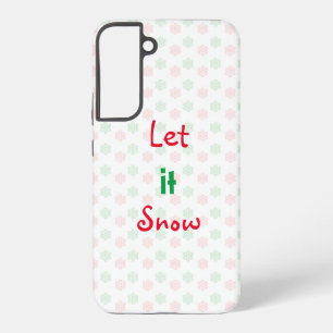 Schneeflocke zu Weihnachten Samsung Galaxy Hülle