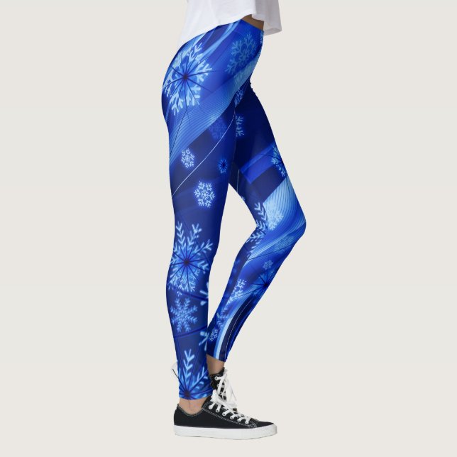 Schneeflocken 11 Leggings (Rechts)