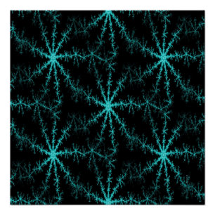 Schneeflocken auf der Windschutzscheibe.. Poster