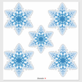 Schneeflocken Aufkleber
