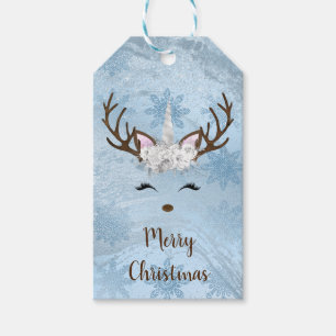 Schneeflocken aus Girly Blue Geschenkanhänger