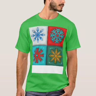 Schneeflocken aus Kunststoffen T-Shirt