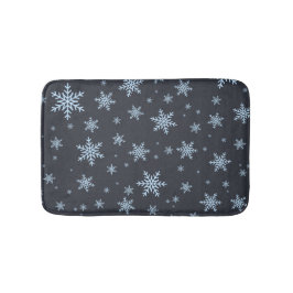 Schneeflocken Badematte