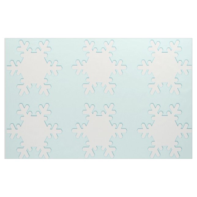 Schneeflocken Baumwollstoff Stoff (Yard (91,4 cm))