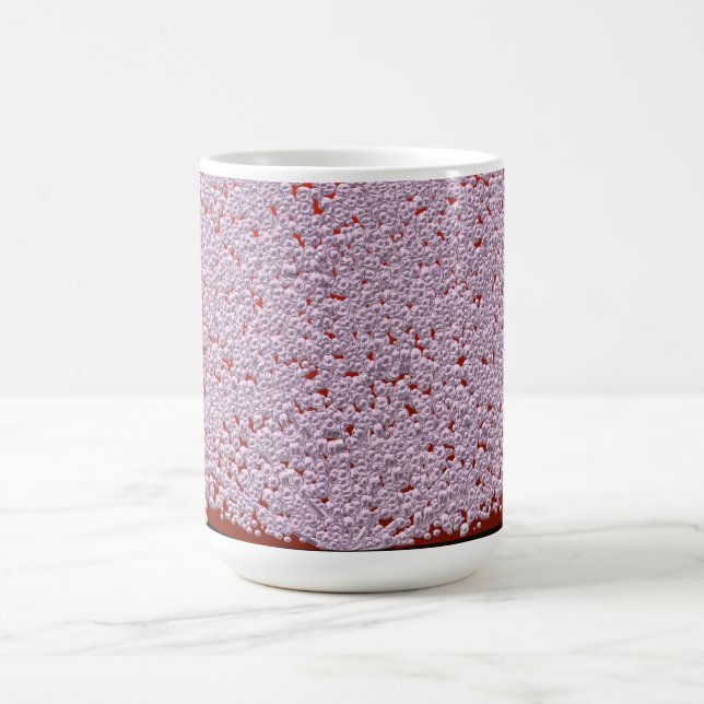 Schneeflocken-Blasen-Baum Kaffeetasse (Mittel)