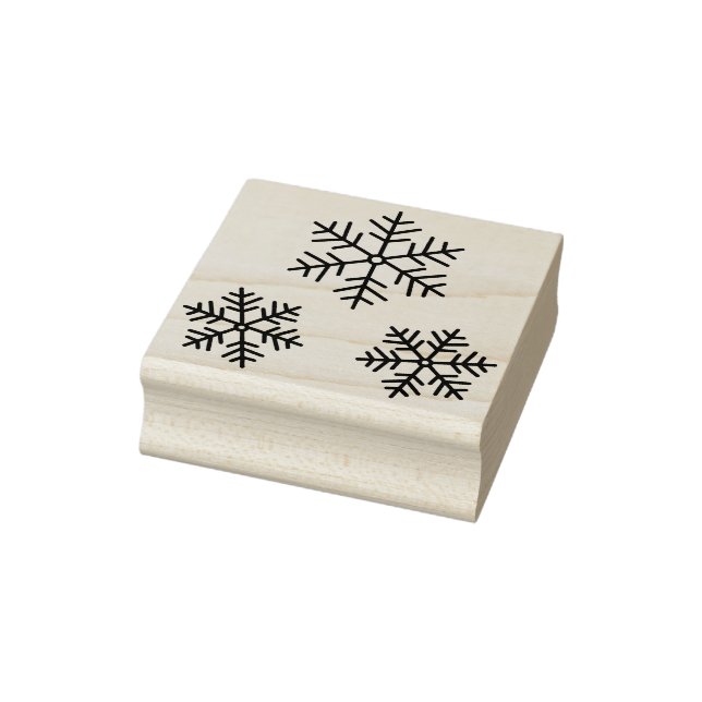 Schneeflocken Briefmarke Gummistempel (Stempel)