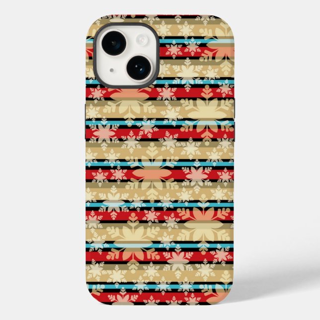 Schneeflocken Case-Mate iPhone Hülle (Rückseite)