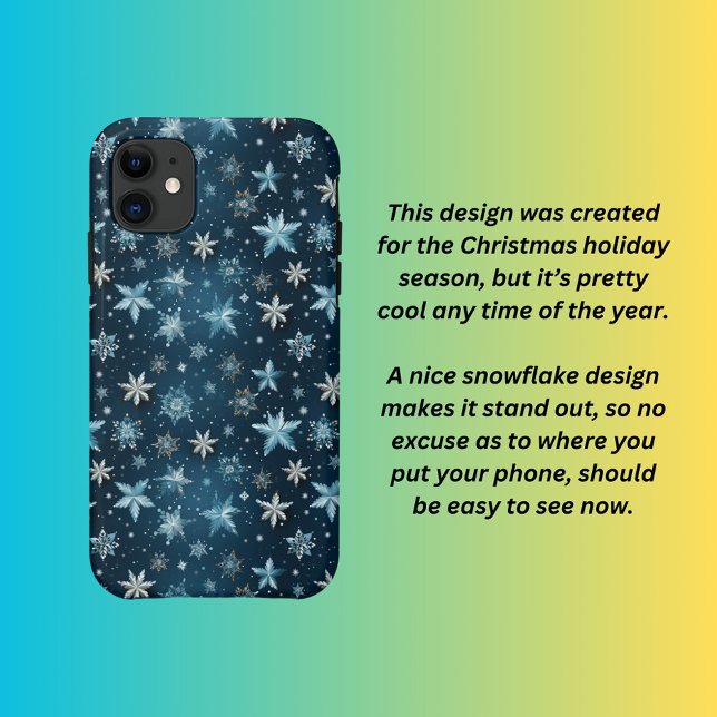 Schneeflocken Case-Mate iPhone Hülle (Von Creator hochgeladen)