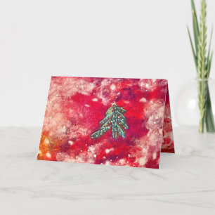 Schneeflocken Dankeskarte