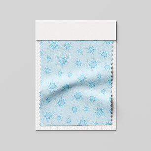 Schneeflocken, Eisblau, Eisschneeflocken, Schnee Stoff