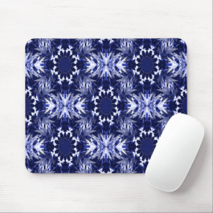 Schneeflocken en bleu..... mousepad