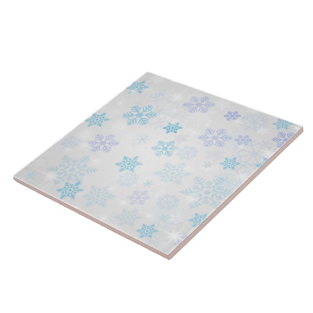 Schneeflocken Fliese (Seite)