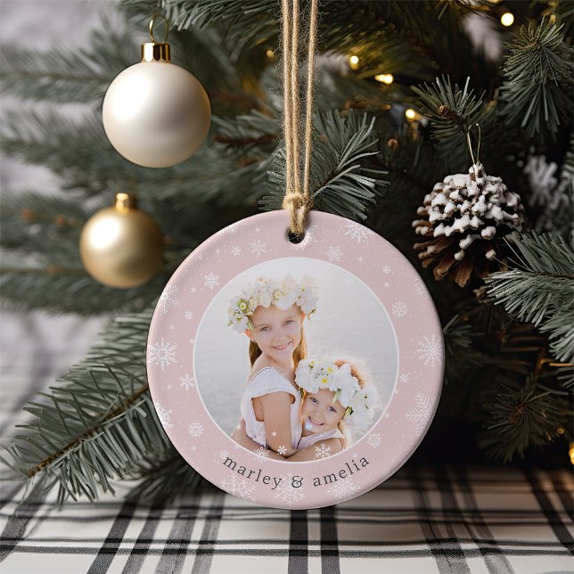 Schneeflocken | FOTO Keramik Ornament (Von Creator hochgeladen)