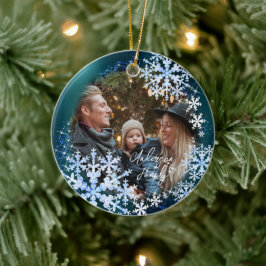 Schneeflocken Foto Türkisch Keramik Ornament