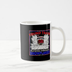 Schneeflocken für Präsident Trump! Maga Trump Zug Kaffeetasse