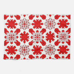 Schneeflocken für saisonale Kollektionen im Winter Geschirrtuch