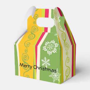 Schneeflocken-Gastgeschenk Geschenkschachtel