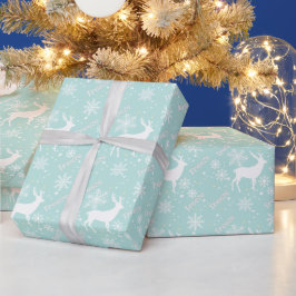 Schneeflocken Geschenkpapier