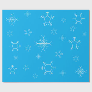 Schneeflocken-Geschenkpapier Geschenkpapier