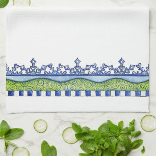 Schneeflocken Geschirrtuch