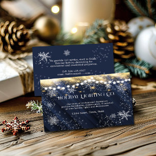 Schneeflocken - Gletscher Visitenkarte