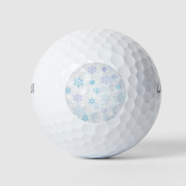 Schneeflocken Golfball (Vorderseite)