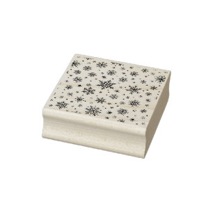 Schneeflocken Gummistempel