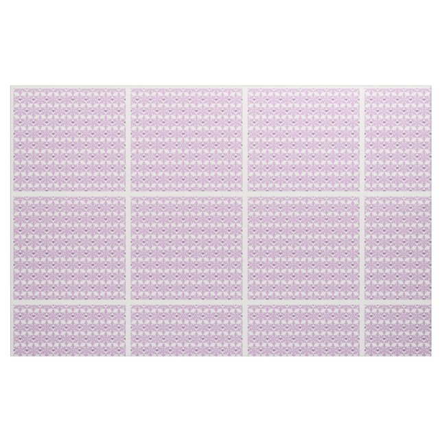 Schneeflocken-Herzmuster Stoff (Fat Quarter (45,7 x 55,9 cm))